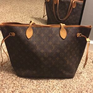 Louis Vuitton Vintage Neverfull MM Monogram Tote